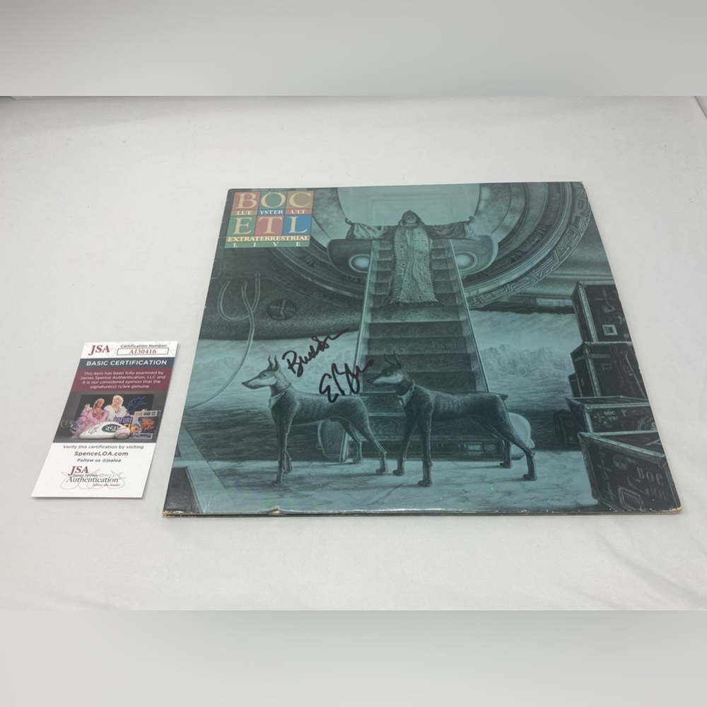 Blue Oyster Cult signed Extraterrestrial Album‎ JSA COA